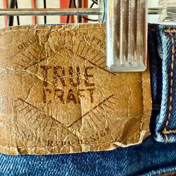 True Craft Slim Fit 5-Pocket Denim 32x32 * Preloved Men's - Picture 4 of 6
